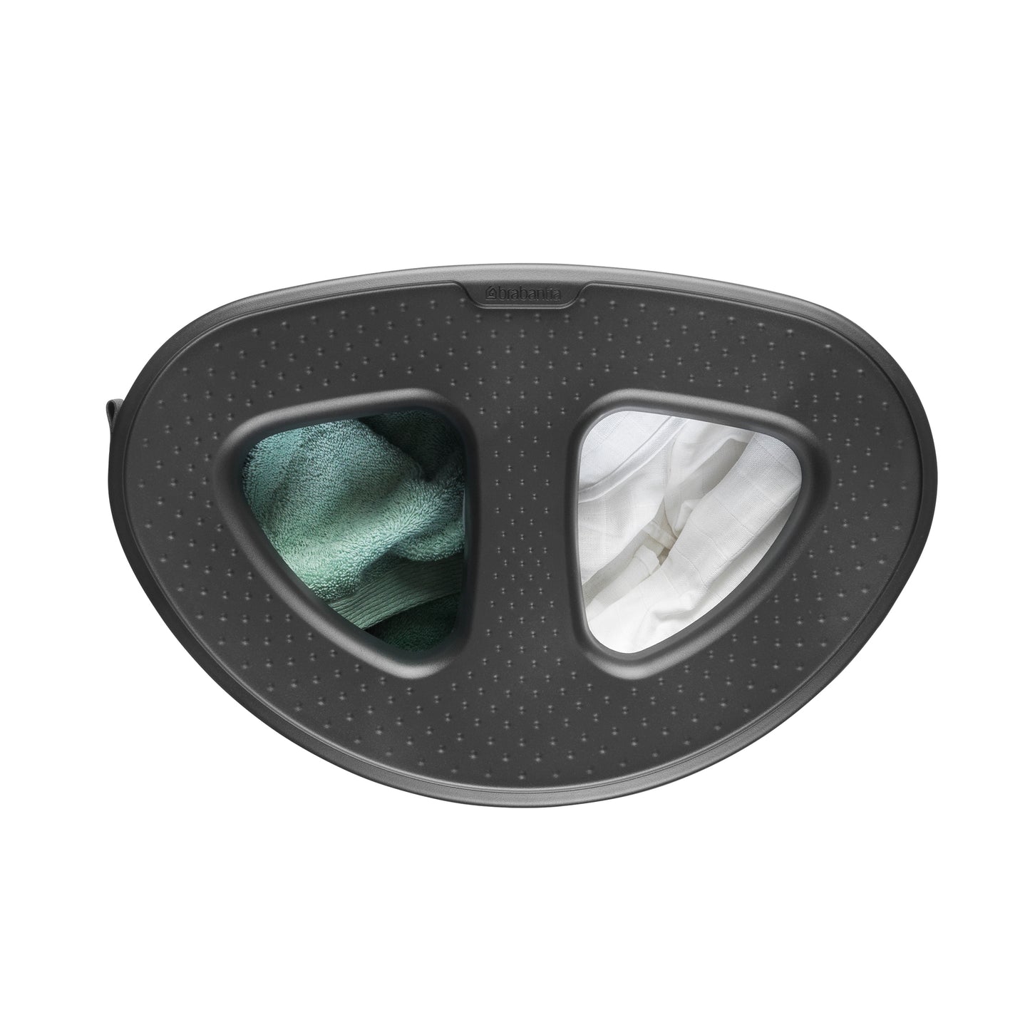 Laundry Bin 55 litre, Selector - White with Dark Grey Lid