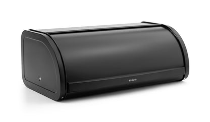 Roll Top Bread Bin - Matt Black