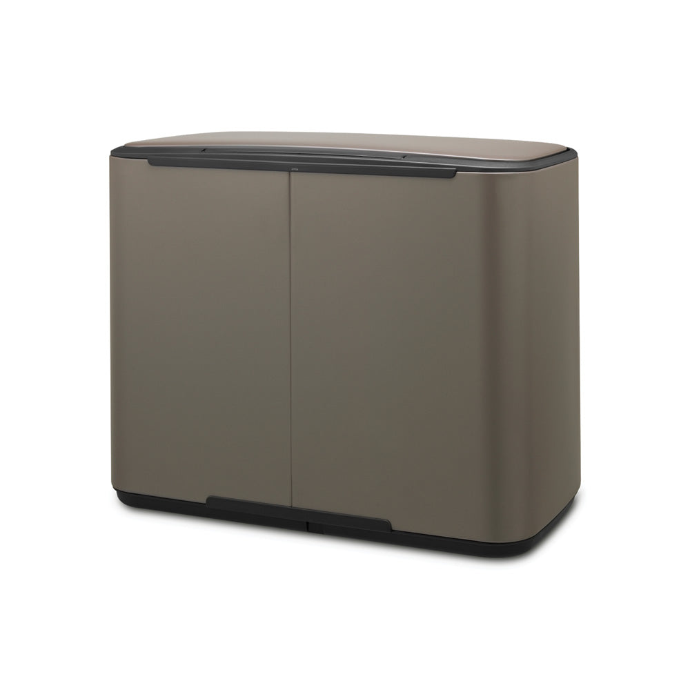 Bo Pedal Bin 11 + 23 litre - Platinum