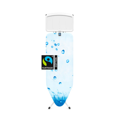 Ironing Board C, 124x45 cm, Solid Steam Unit Holder - Ice Water