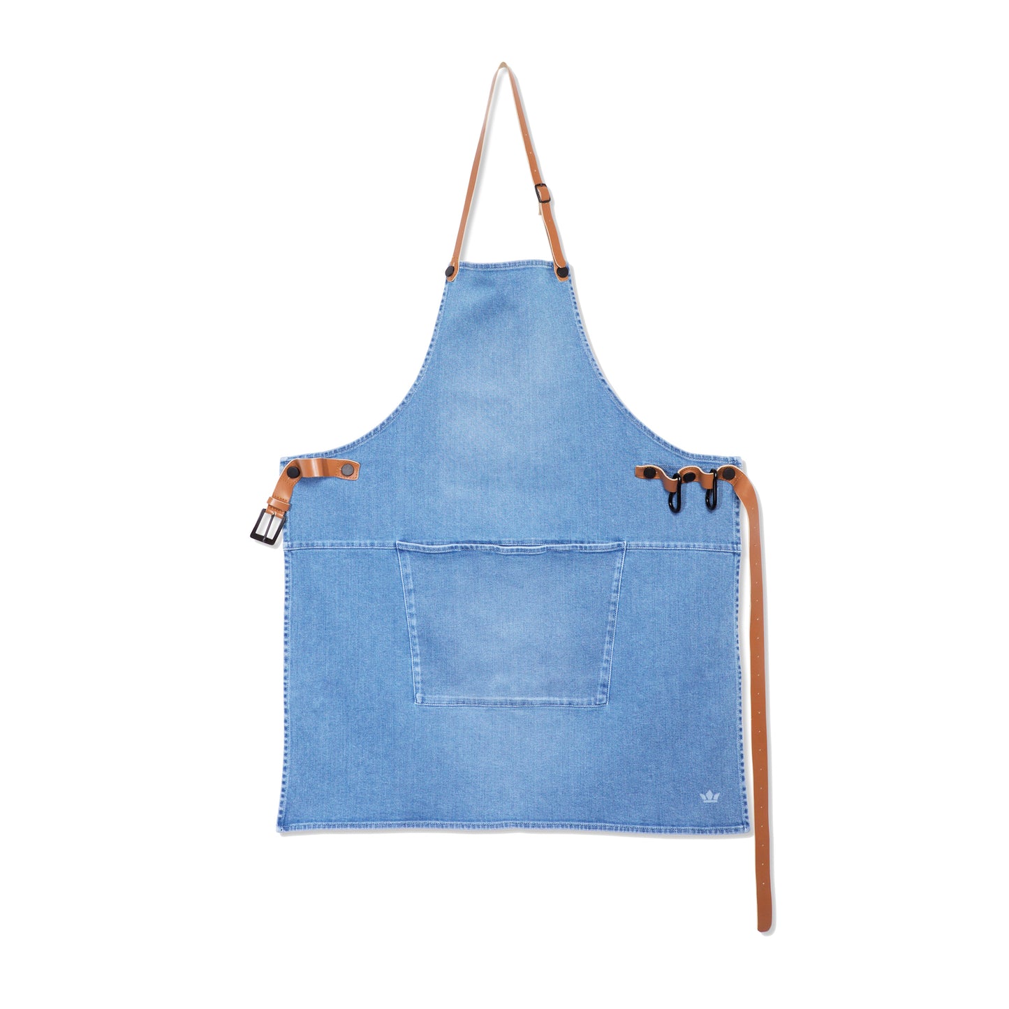 BBQ Style Apron Denim - Washed Indigo