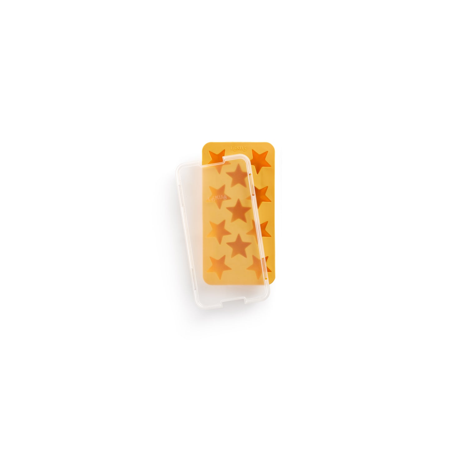 Star Ice Cube Tray with Lid - Yellow