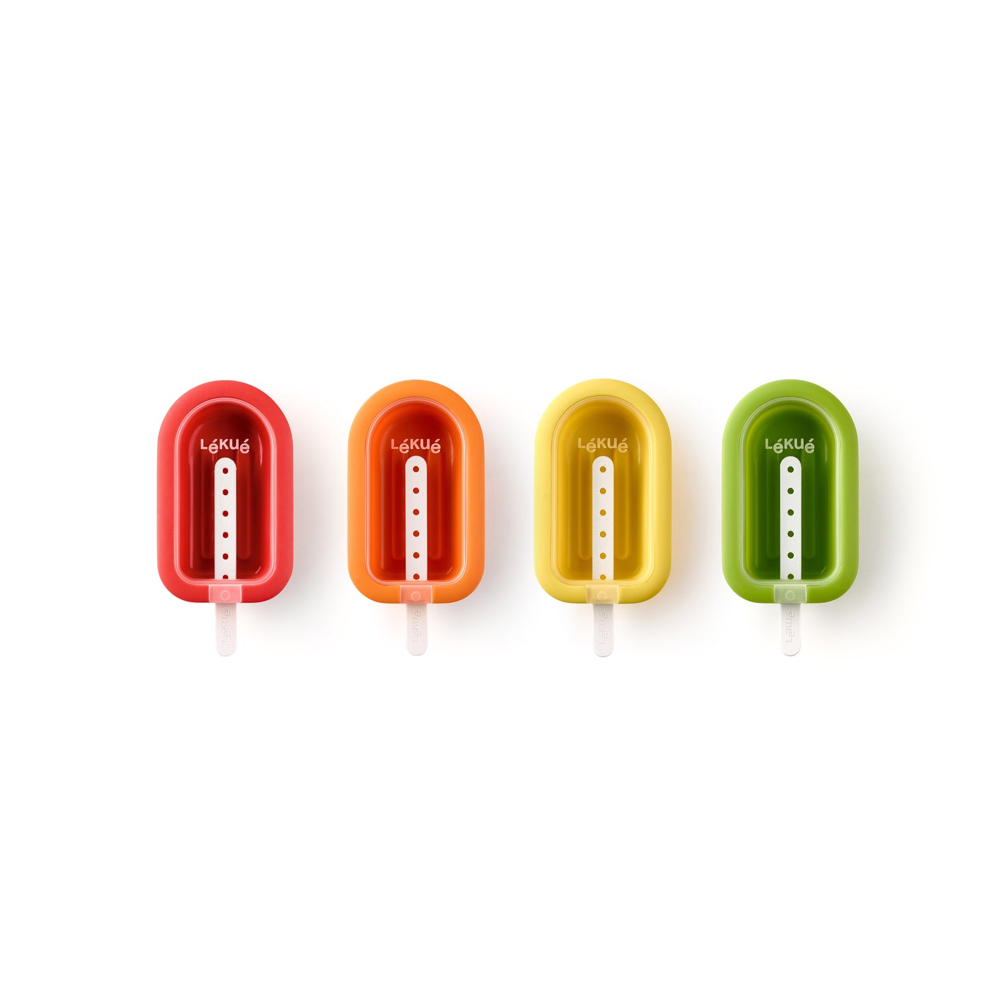 Stackable Ice Lolly Moulds Set of 4 - Mixed
