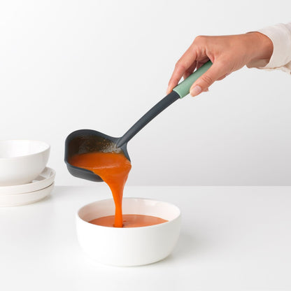 Tasty+ Soup Ladle plus Scraper - Jade Green