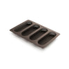 Silicone Mini Baguette Mould - Brown
