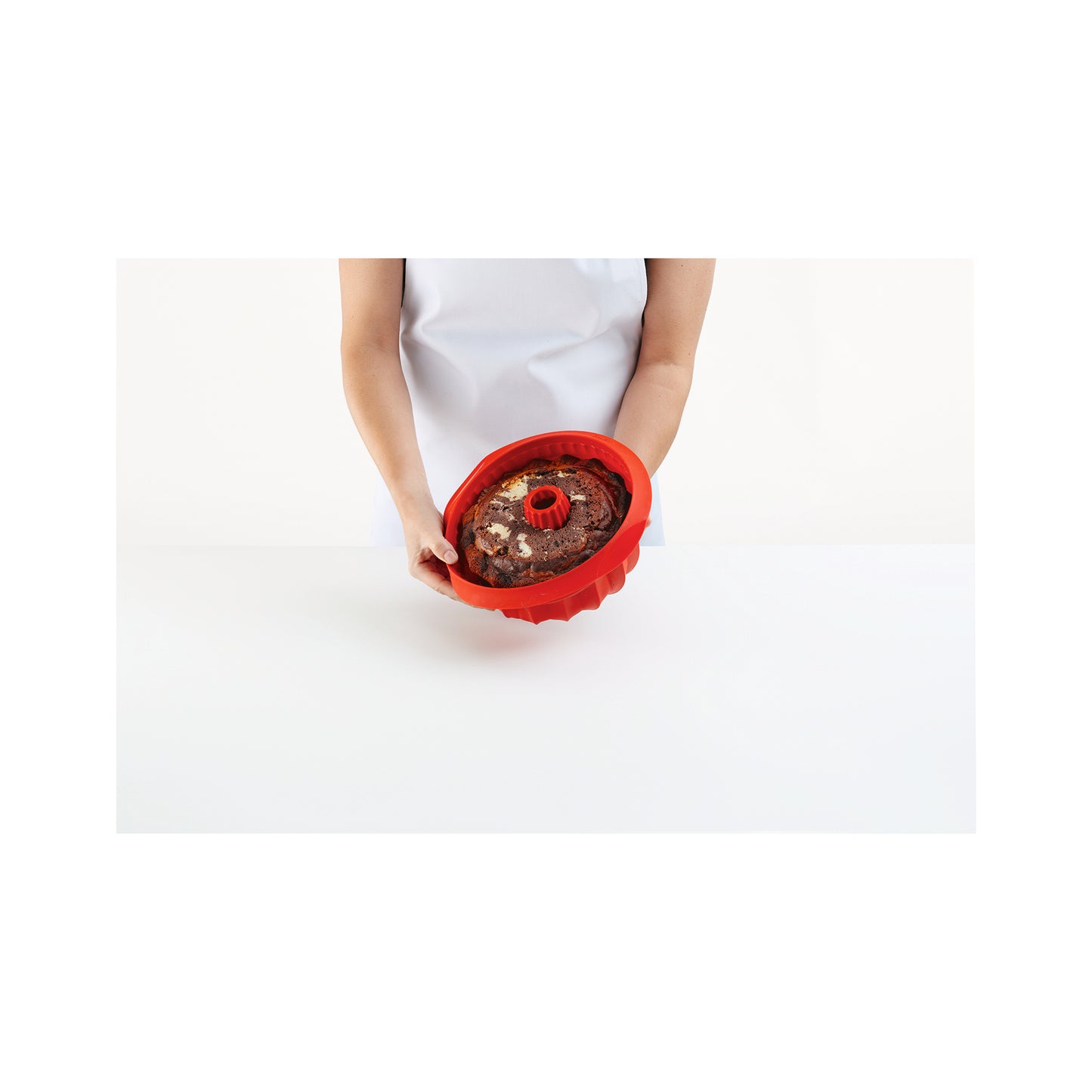Silicone Deep Savarin Cake Mould, 22 cm