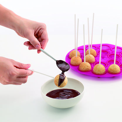 Silicone Cake Pops Mould - Pink