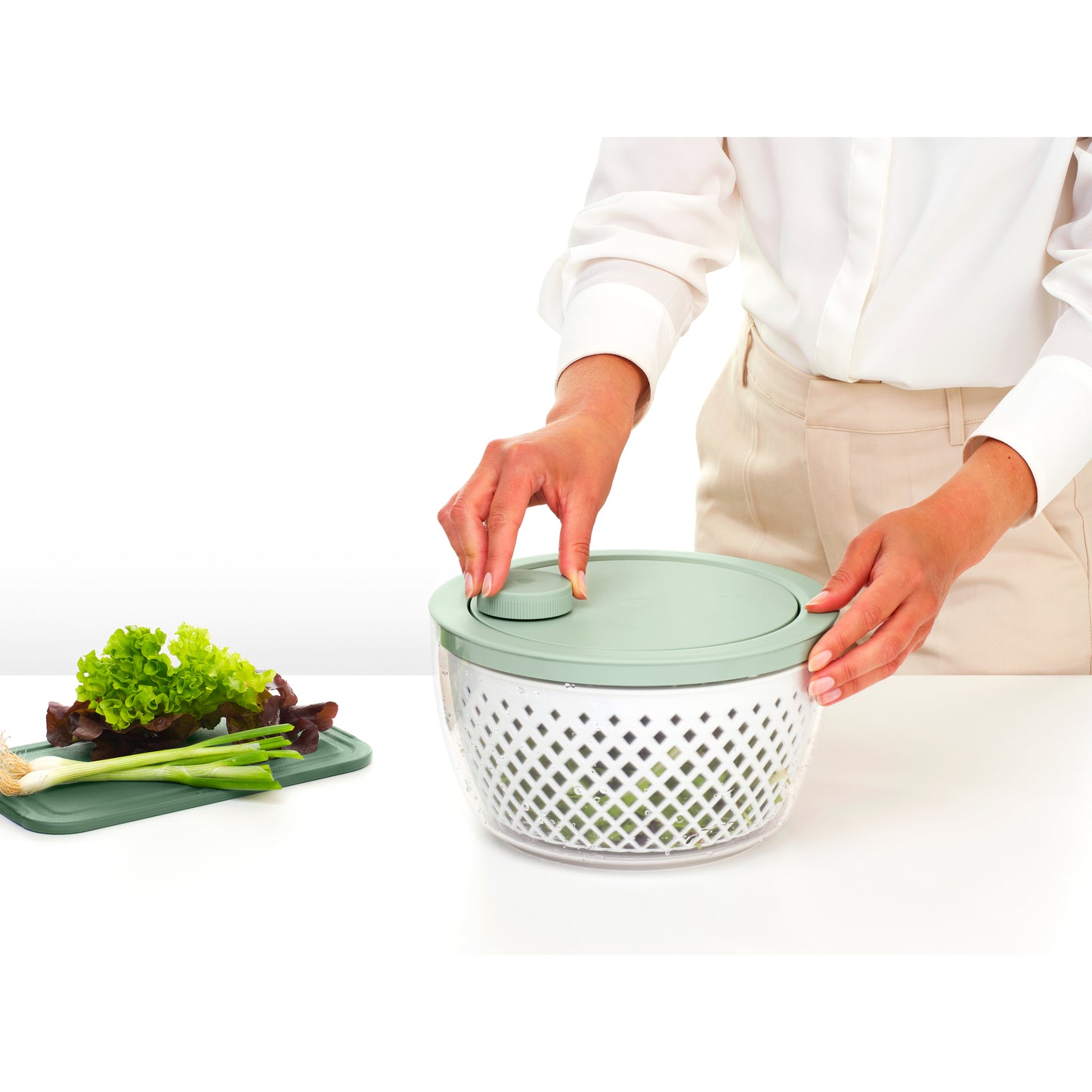 Tasty+ Salad Spinner - Jade Green