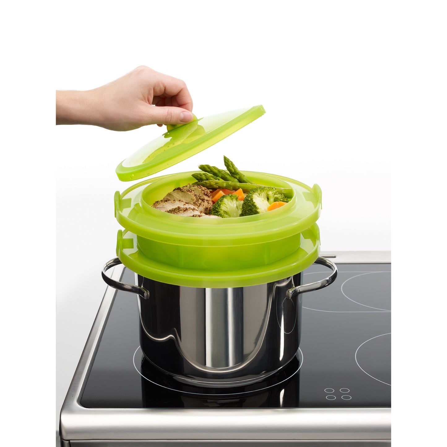 Silicone Steamer - Green