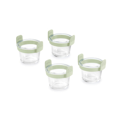 Air fryer Glass Mini Cups Set of 4 - Transparent