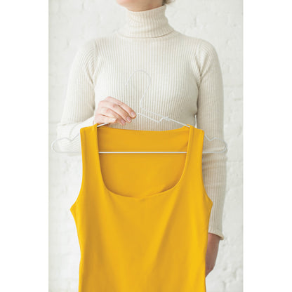 Aluminium Clothes Hanger, Set of 4 - Silver