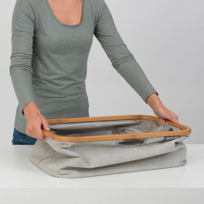 Foldable Laundry Basket 40 litre - Grey