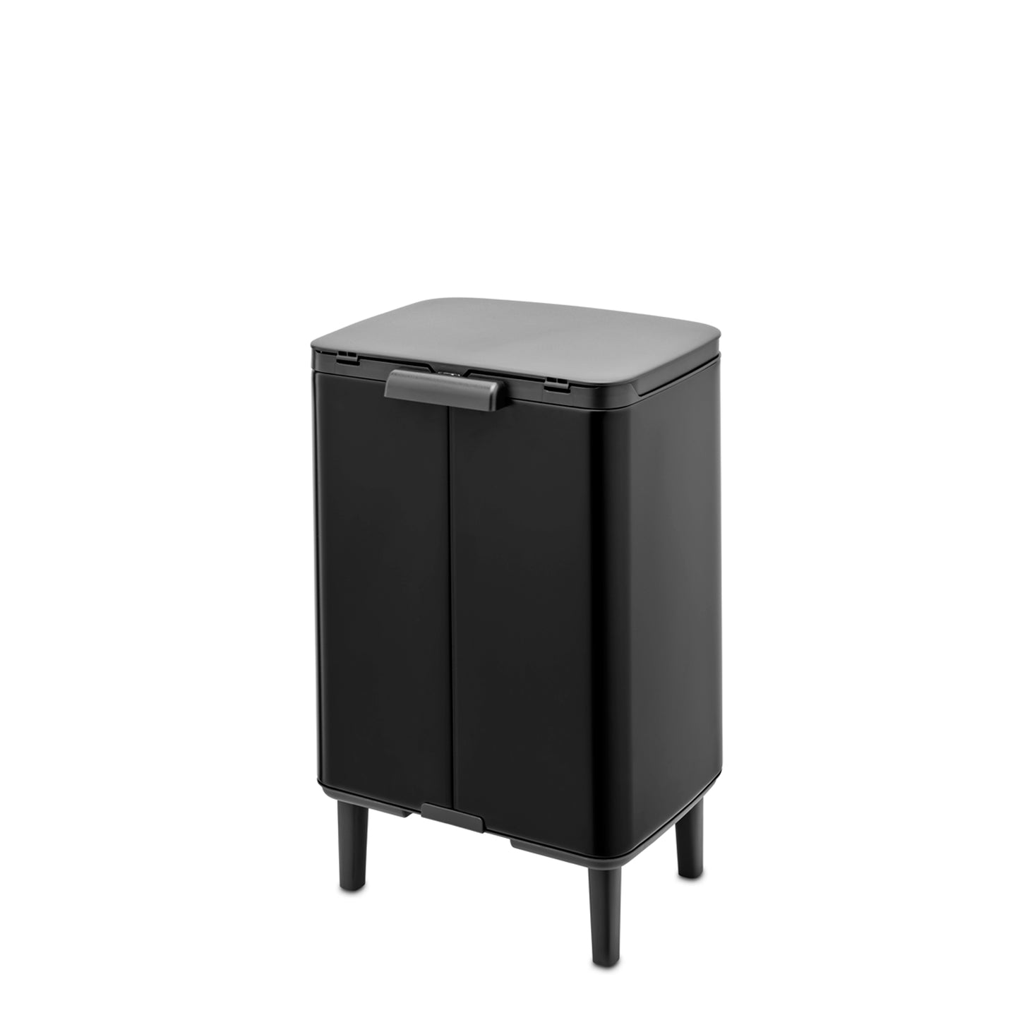 Bo Waste Bin Hi 12 litre - Matt Black