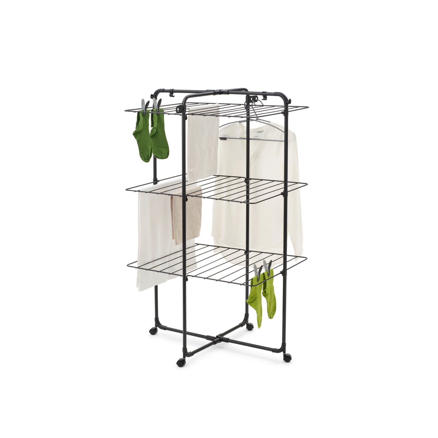 HangOn Tower Drying Rack, 23 metres - Matt Black