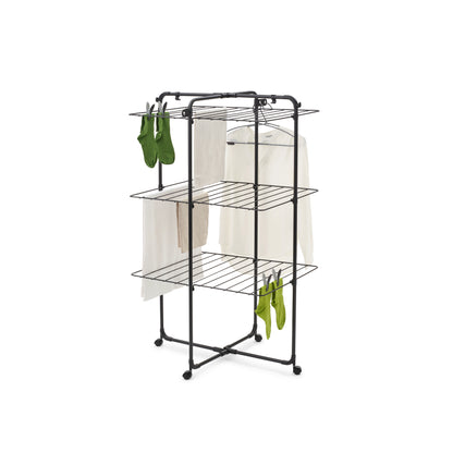 HangOn Tower Drying Rack, 23 metres - Matt Black