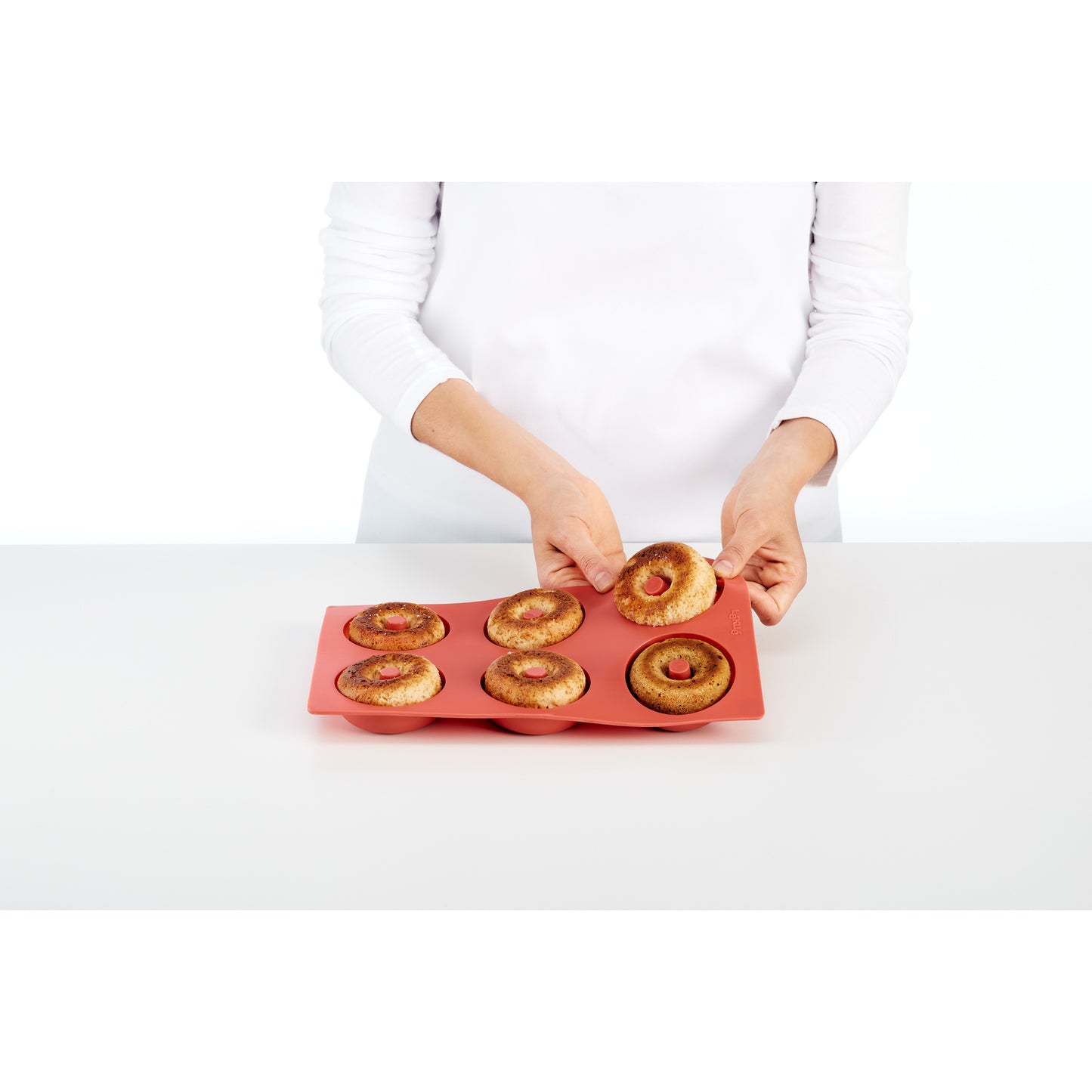 Doughnuts Mould - 6 cav - Red