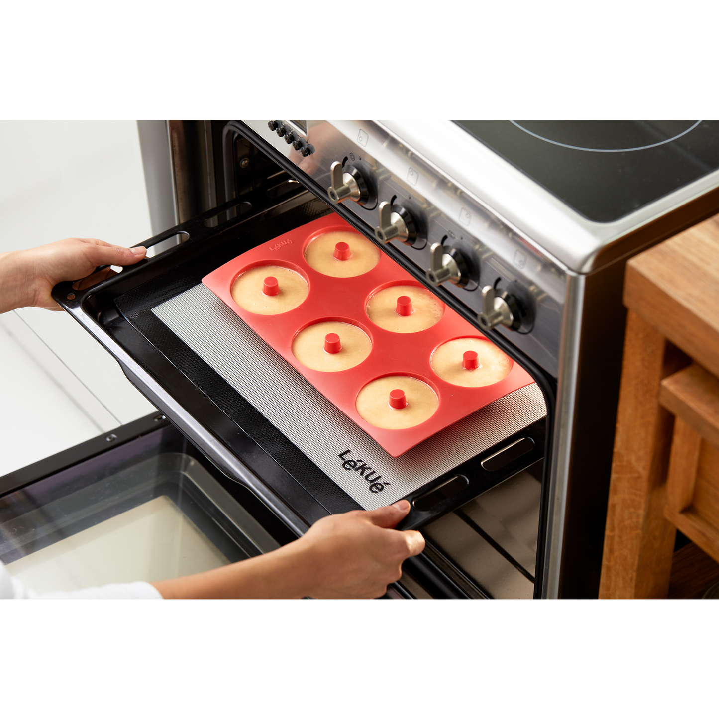 Doughnuts Mould - 6 cav - Black