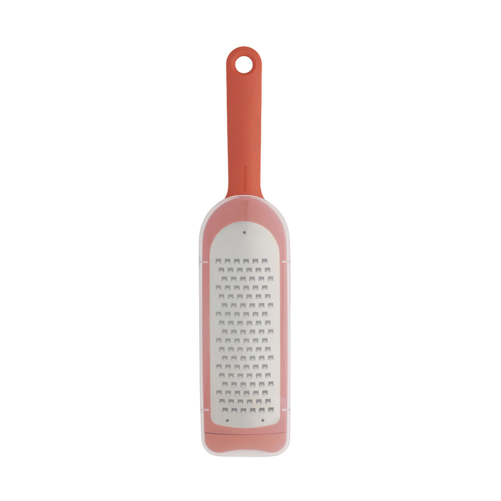 Tasty+ Coarse Grater plus Cover - Terracotta Pink