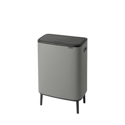 Bo Touch Bin Hi 60 litre - Mineral Concrete Grey