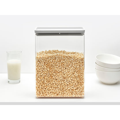 Tasty+ Stackable Canister, 5.4 litre - Light Grey