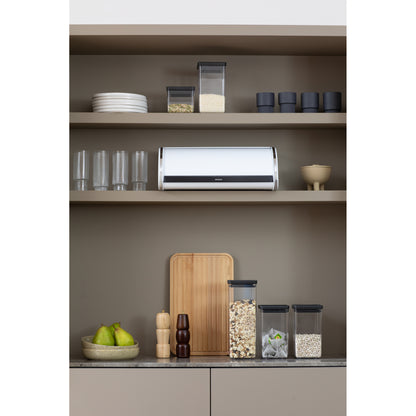 Bread Bin Roll Top - White