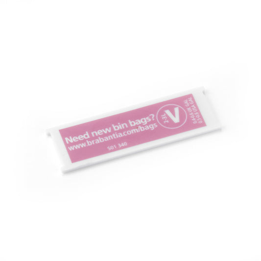 Plastic Capacity Tag 3-4L (Pink) V