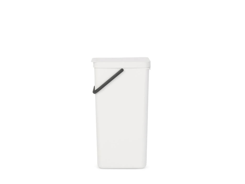 Sort & Go Waste Bin 40 litre - White