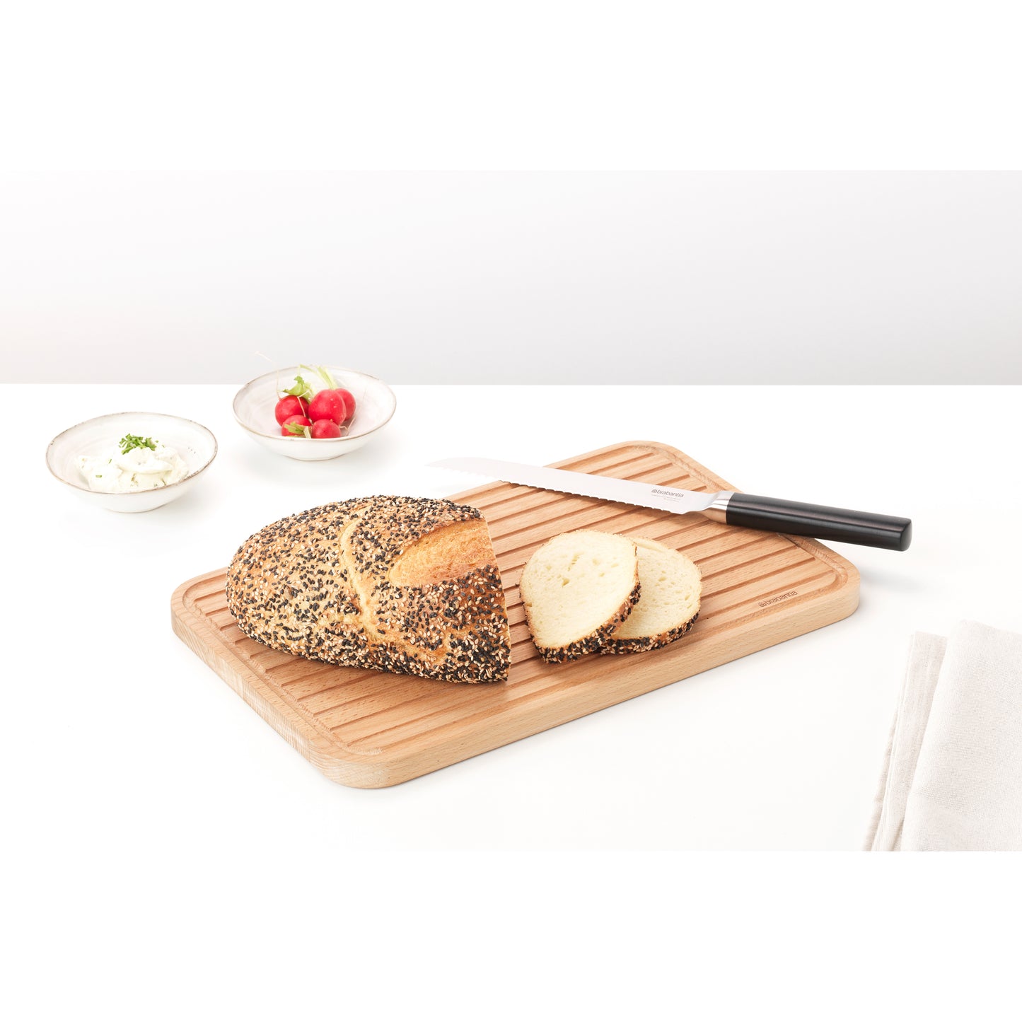 Profile Bread Knife - Black Handle
