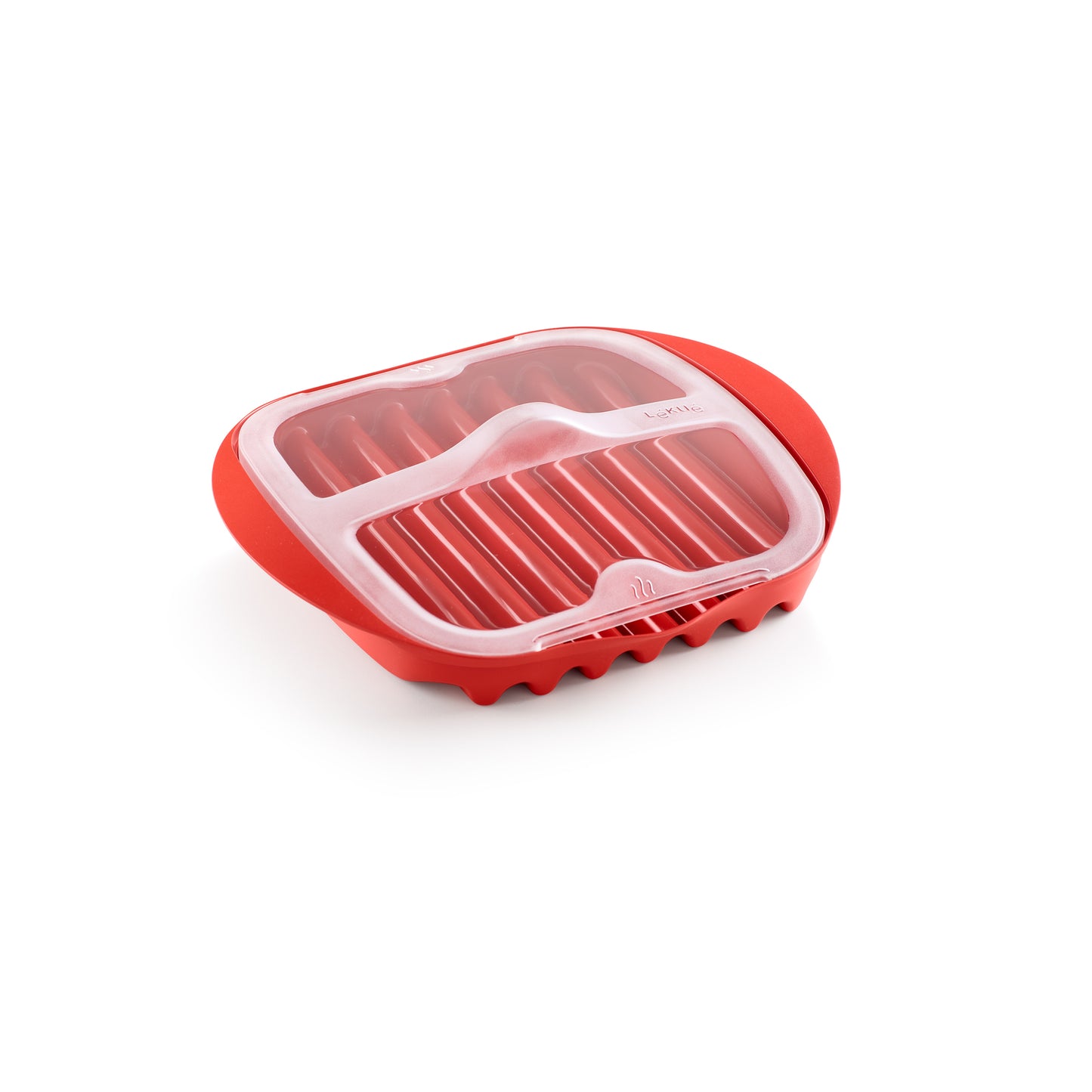 Microwave Bacon Cooker - Red
