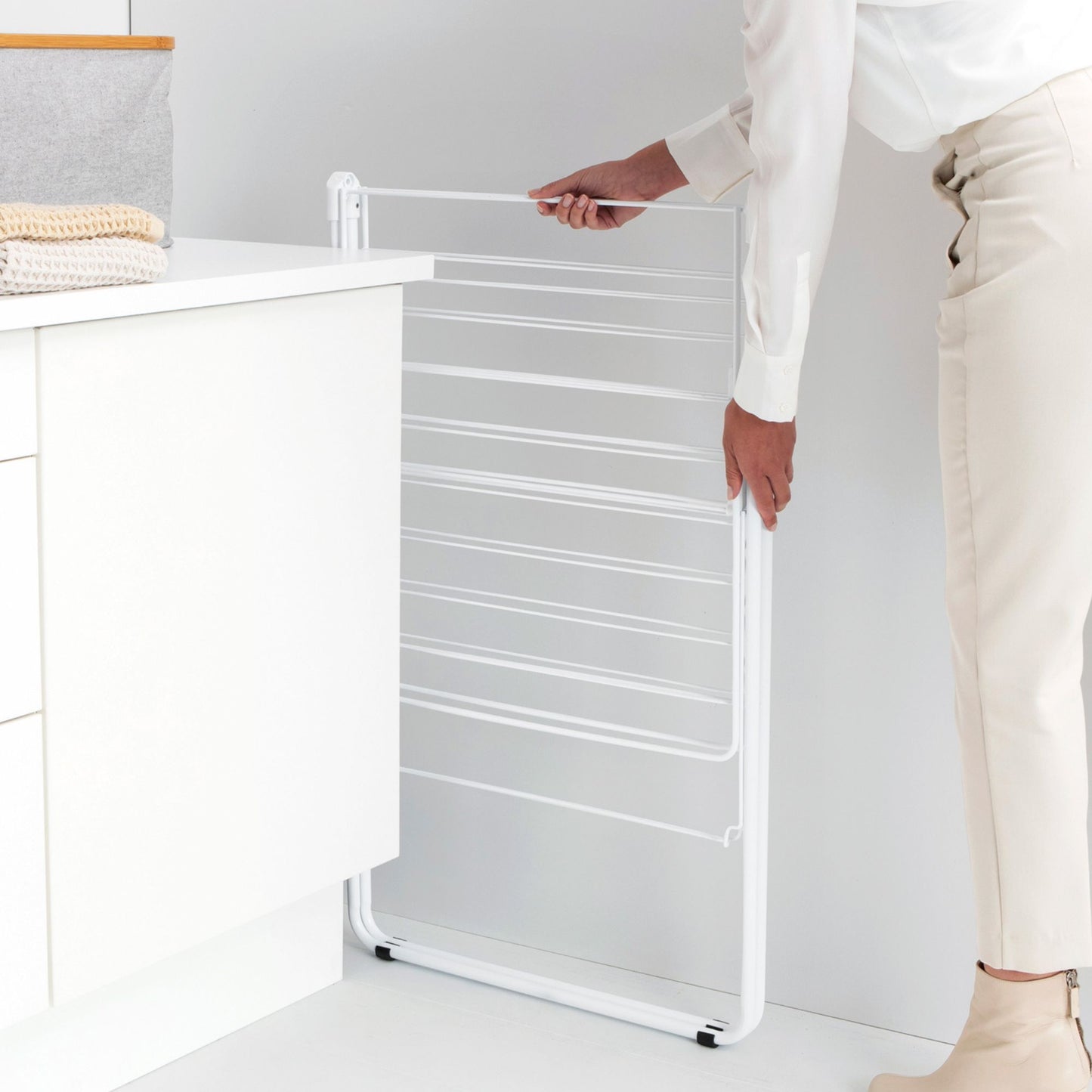 Hangon Drying Rack 20 metres Fresh White