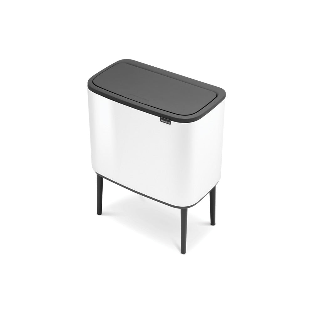 Bo Touch Bin 11 + 23 Litre - White