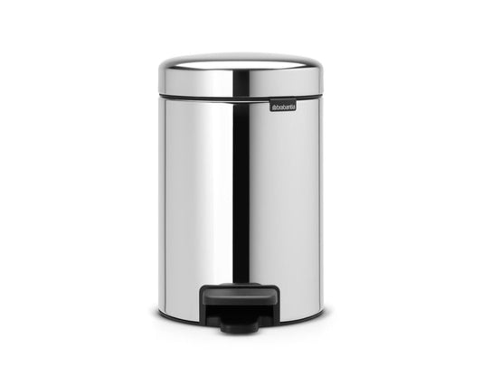 Pedal Bin NewIcon 3 Litre - Brilliant Steel