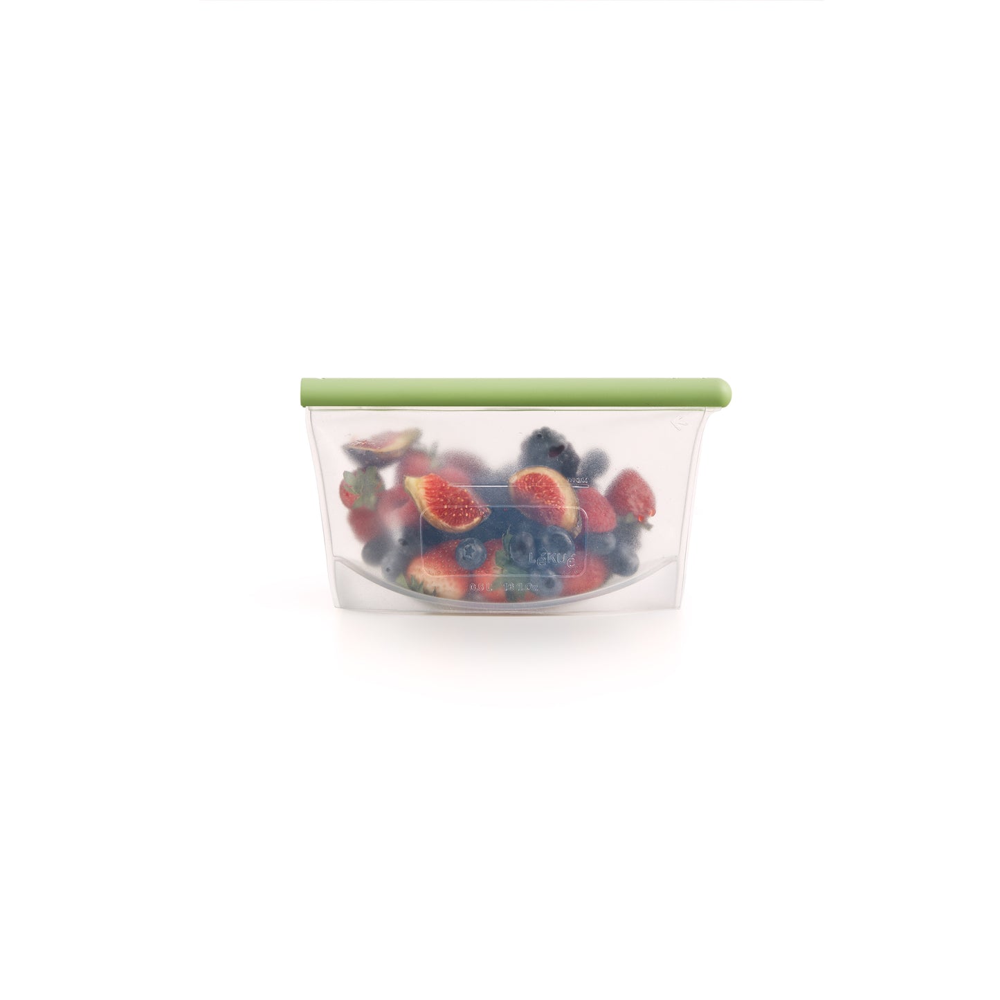 Reusable Silicone Bag, 0,5 L - Green