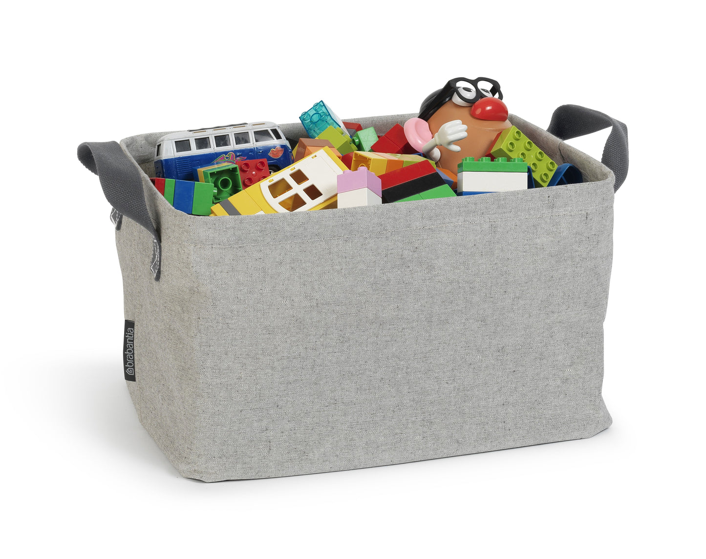 Foldable Laundry Basket 35 litre - Grey