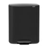 Bo Pedal Bin 60 litre - Matt Black