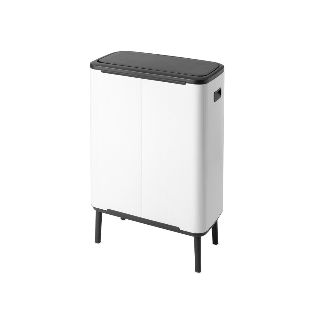 Bo Touch Bin Hi 2 x 30 litre - White