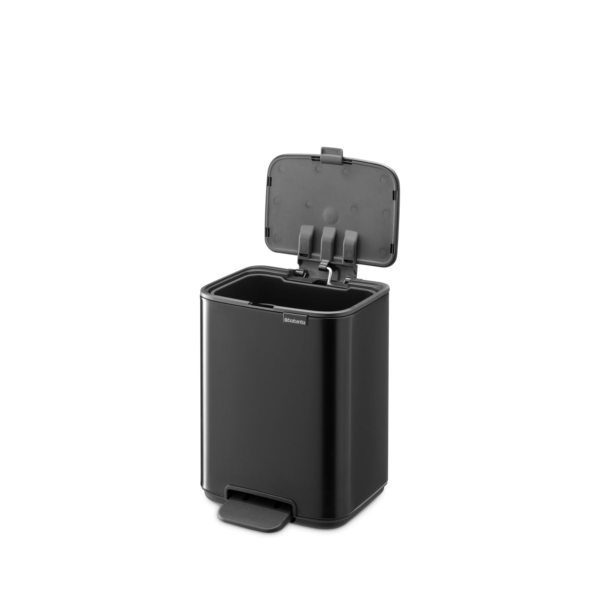 Bo Pedal Bin 4 litre - Matt Black