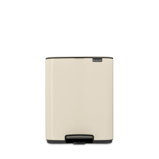 Bo Pedal Bin 12 Litre - Soft Beige