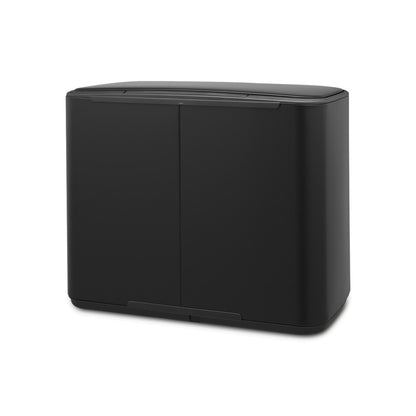 Bo Pedal Bin 11 + 23 litre - Matt Black