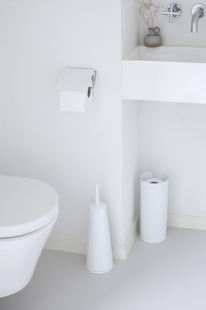 Toilet Accessory Set of 3 - White