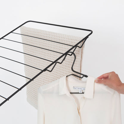 Hangon Drying Rack 25 metres + Rod Black