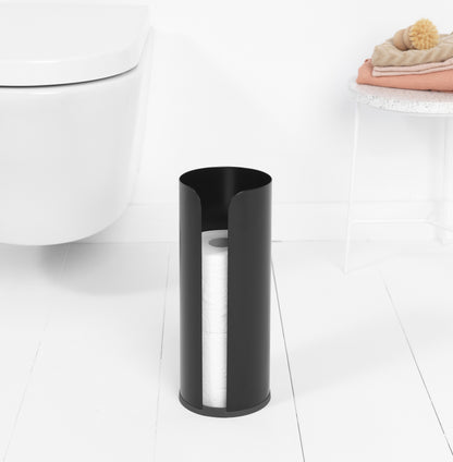 Toilet Roll Dispenser - Matt Black