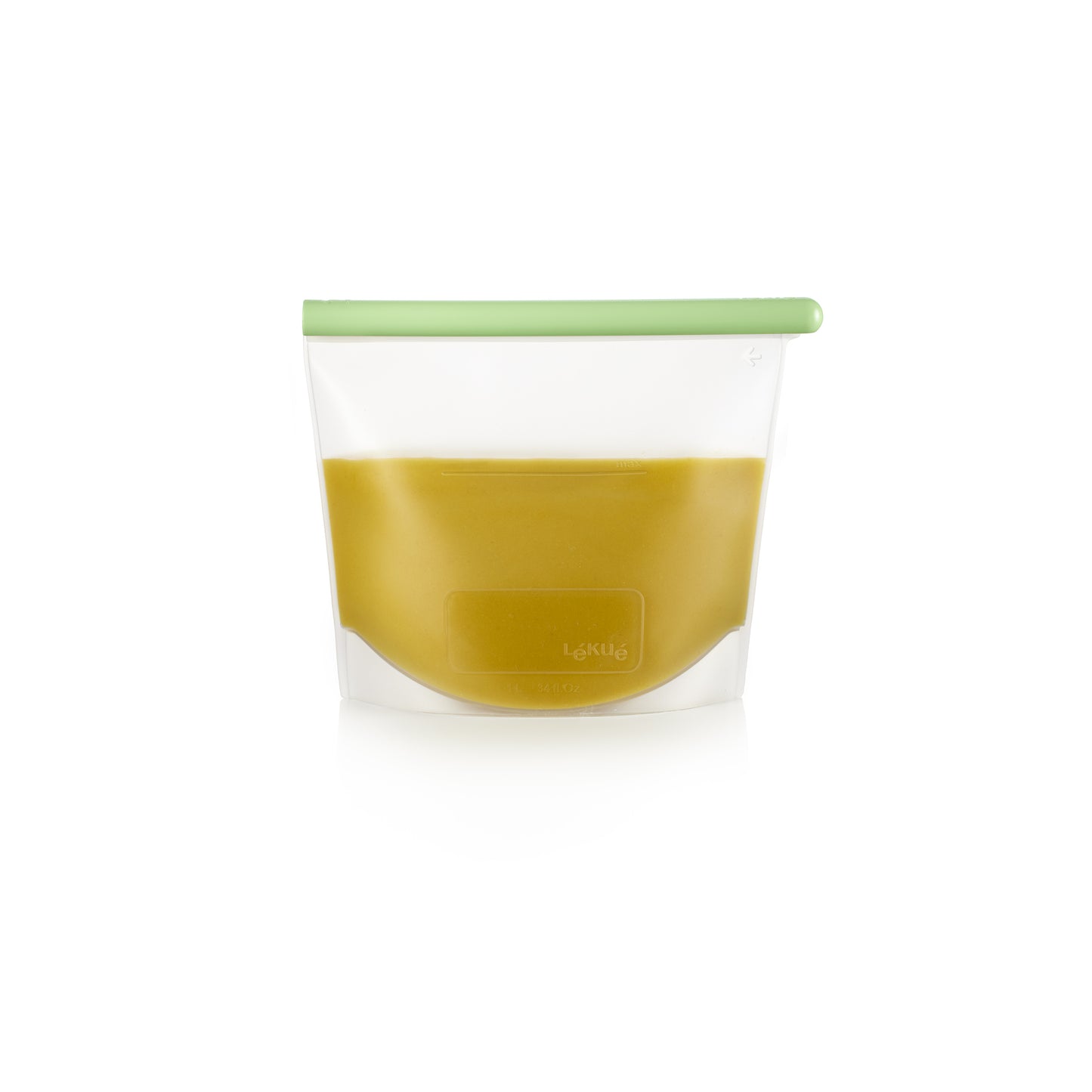 Reusable Silicone Bag, 1 L - Green