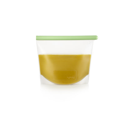 Reusable Silicone Bag, 1 L - Green