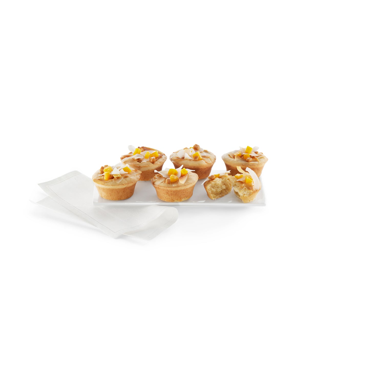 Non-Stick Muffins Mould, 6 Hole - Grey