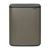 Bo Touch Bin 2 x 30 litre - Platinum