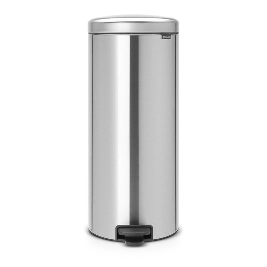 Pedal Bin NewIcon 30 Litre - Fingerprint Proof Matt Steel