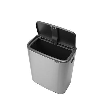 Bo Touch Bin 60 litre - Matt Steel Fingerprint Proof