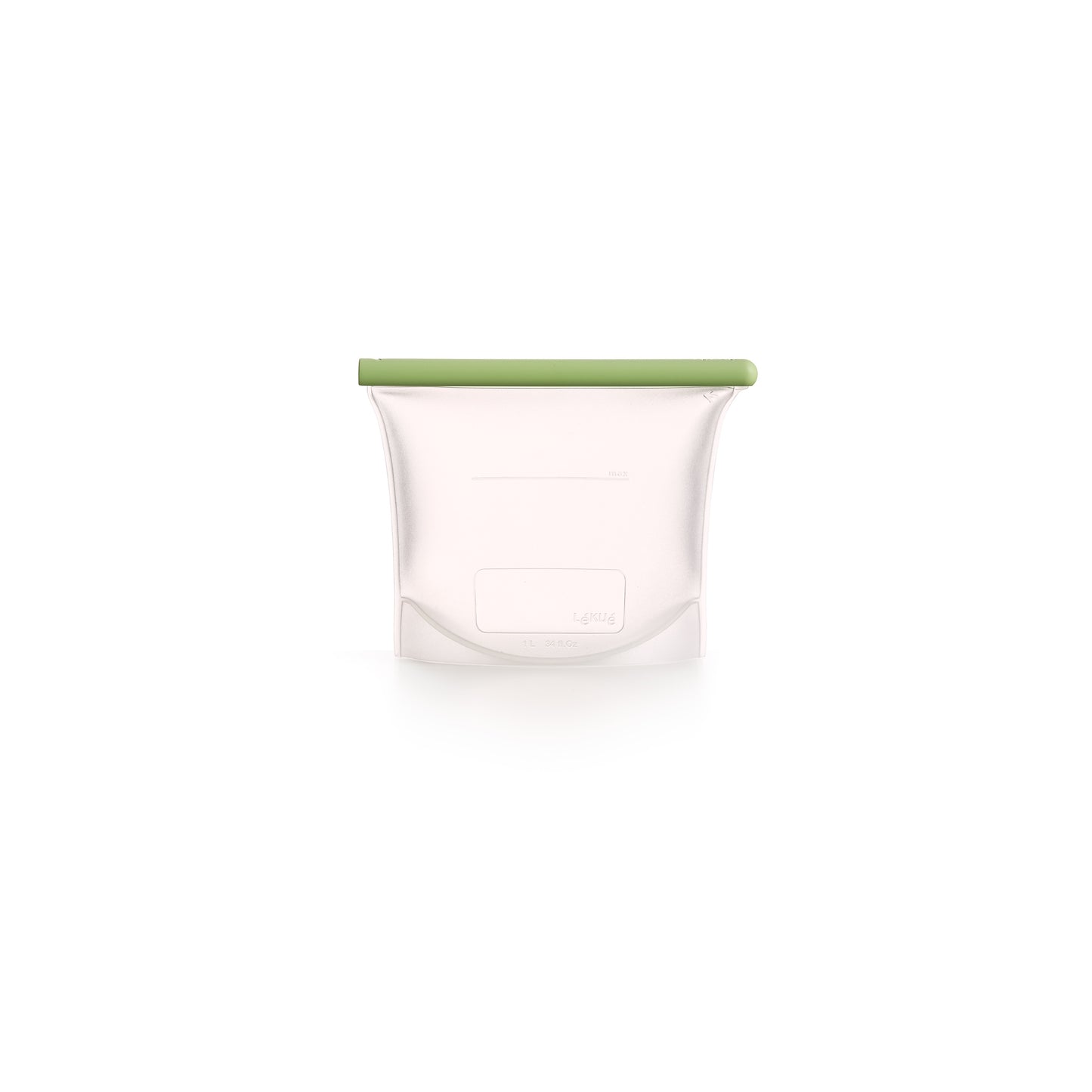 Reusable Silicone Bag, 1 L - Green