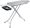 Ironing Board 124x45cm (C) Foldable Steam Unit Holder Steam Control with Aqua Bowl